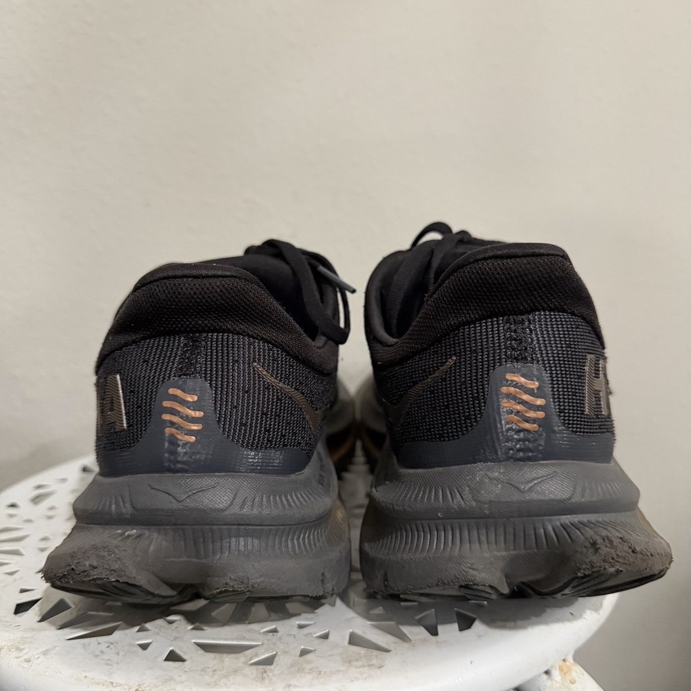 Hoka One One Kawana 1123164-BCPPR Women's US 9B Running Shoes Black Sneakers - Picture 4 of 6
